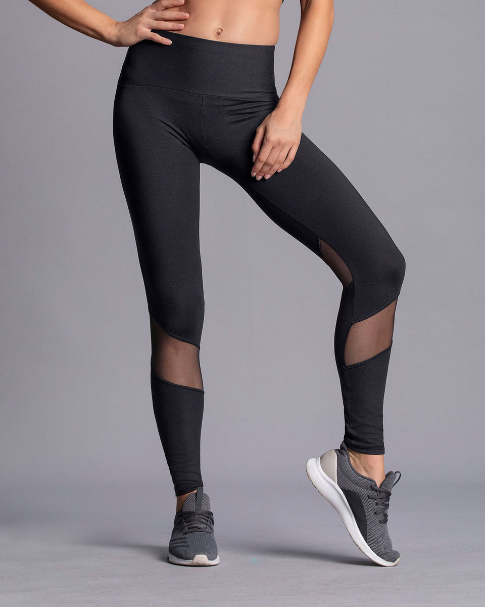 Leggings de control con transparencia