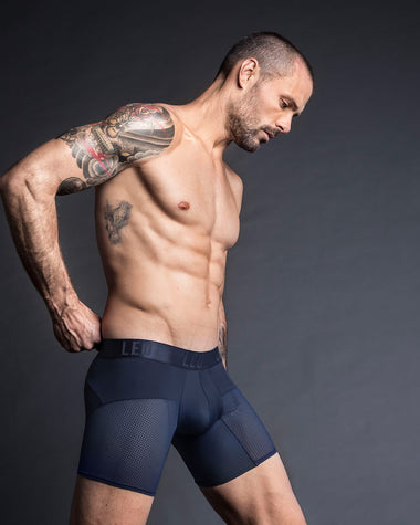 Bóxer medio de secado rápido con mallas transpirables#color_509-azul