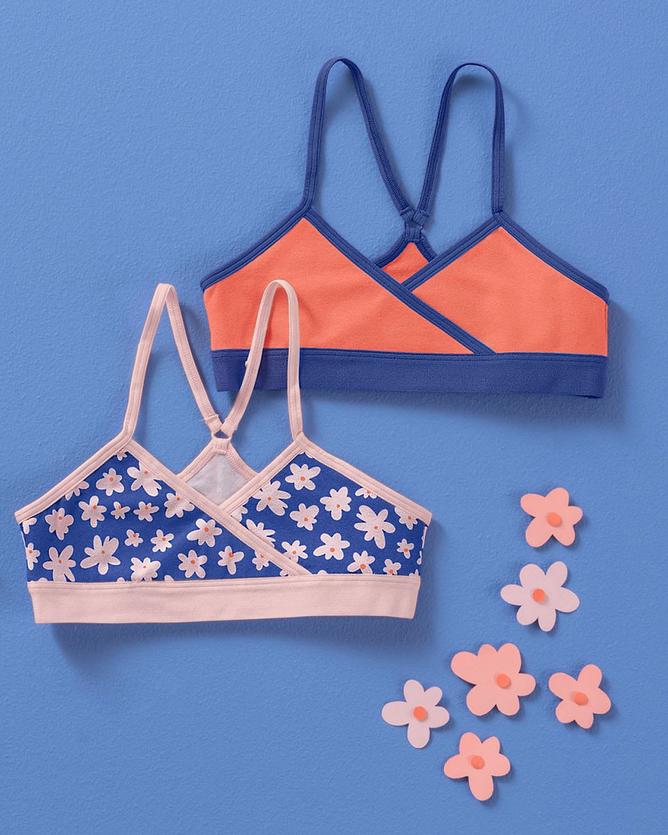 Paquete x 2 top principiante para niña espalda deportiva